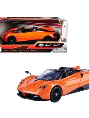 Pagani Huayra Roadster Orange 1/24 Diecast Model Car by Motormax